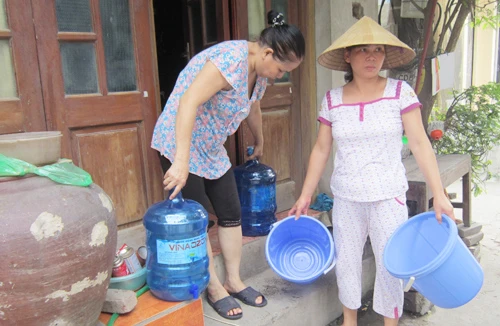 “Bạc” mặt vì thiếu nước