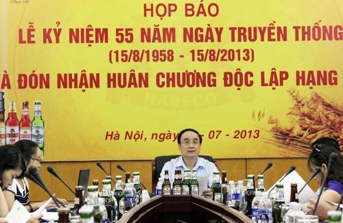 Habeco kỷ niệm 55 năm ngày truyền thống Bia Hà Nội và đón nhận Huân chương Độc lập hạng Nhì