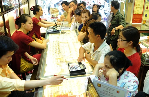 Nhu cầu về vàng đã giảm