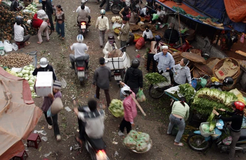 Giá thực phẩm trở về mặt bằng trước Tết