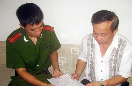 Hình ảnh đẹp về người Cảnh sát khu vực