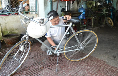 Có một khu phố chơi xe đạp cổ 