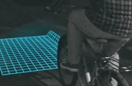 Đèn xe phát hiện ổ gà