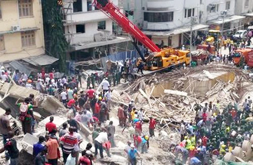 Tanzania: Sập nhà 16 tầng, 60 người thiệt mạng