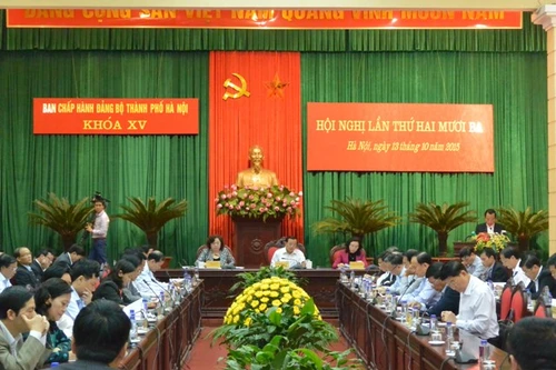 Hà Nội bầu bổ sung 1 ủy viên Ban Thường vụ Thành ủy