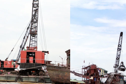 “Giải phẫu” nạn cát tặc sông Hồng: Những “đại công trường” trên sông 