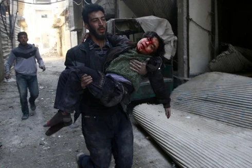 Cảnh điêu tàn xót xa ở Đông Ghouta vì chiến tranh tàn phá (2)