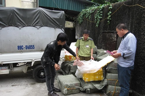 Nội tạng của lợn thải loại Trung Quốc tuồn về Hà Nội tiêu thụ