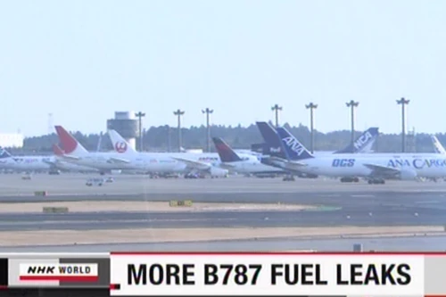Thêm trường hợp Boeing 787 bị rò rỉ nhiên liệu