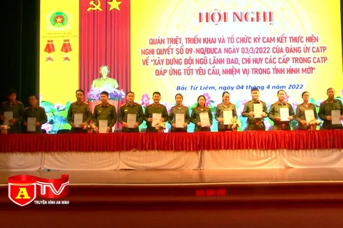 Nhanh chóng đưa Nghị quyết 09 của Đảng ủy CATP Hà Nội vào thực tiễn công tác cán bộ