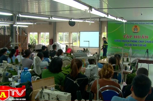 Nâng cao nhận thức về PCCC và CNCH cho đoàn viên, công đoàn 