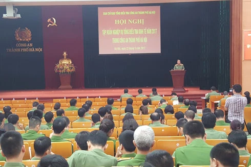 Tập huấn công tác tổng điều tra kinh tế trong CATP Hà Nội