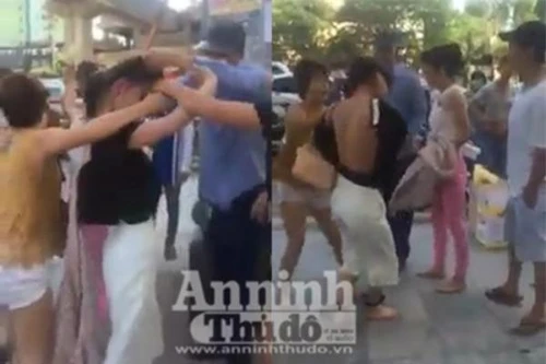 Video: 4 người phụ nữ đánh ghen dã man cô gái 19 tuổi ở Hà Đông