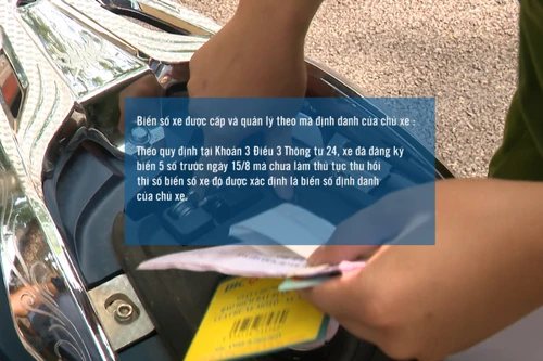 Những điểm mới trong đăng ký xe theo mã định danh