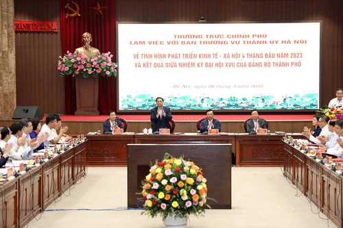 Thủ tướng Chính phủ: Đưa Hà Nội phát triển toàn diện, bền vững, là hình mẫu cho cả nước