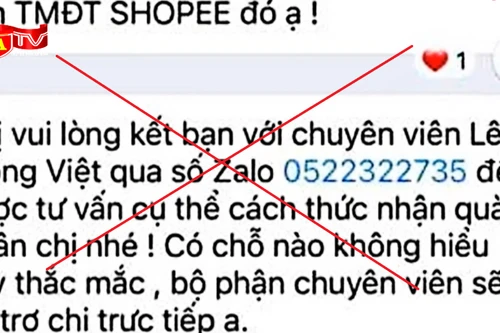 Cảnh giác thủ đoạn tặng quà tri ân từ các sàn thương mại điện tử
