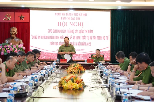 Sớm thống nhất cơ chế thực hiện xây dựng công an phường điển hình, kiểu mẫu