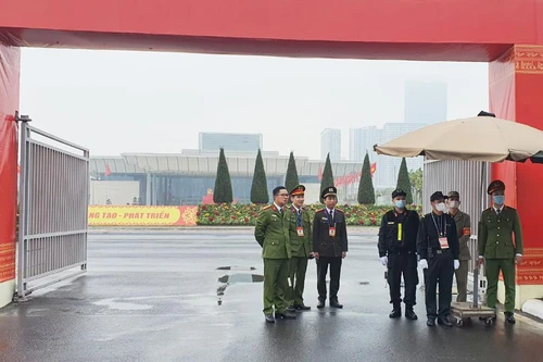 Không để xảy ra sự cố trong công tác bảo vệ Đại hội Đảng