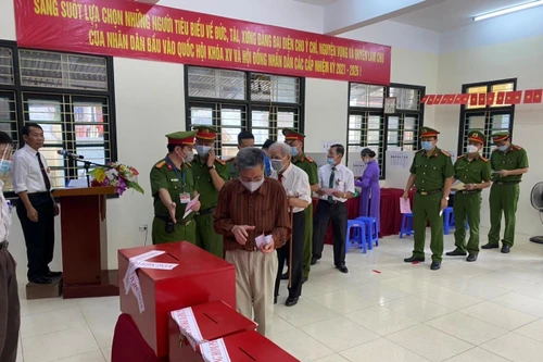 Bảo đảm an ninh, an toàn tuyệt đối địa bàn trong ngày hội bầu cử