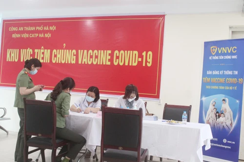 Bệnh viện đầu tiên của lực lượng Công an nhân dân tổ chức tiêm vaccine Covid-19 cho cán bộ chiến sỹ