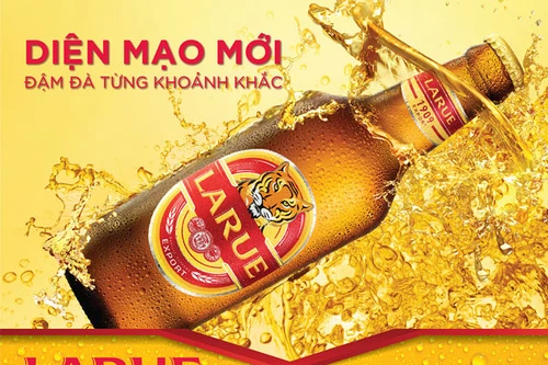 Bia Larue chính thức ra mắt diện mạo mới năm 2015