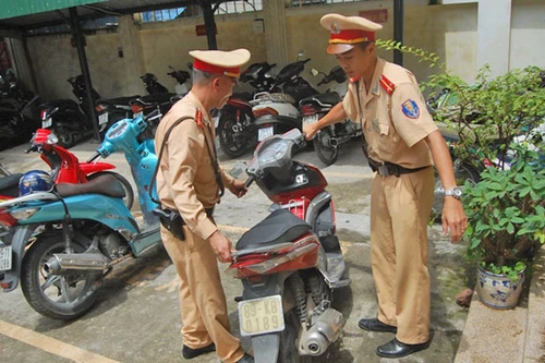 Công tác tạm giữ phương tiện: Làm đúng luật, tăng tính răn đe 