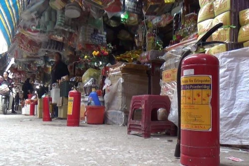 Đảm bảo an toàn PCCC tại các chợ dịp cuối năm