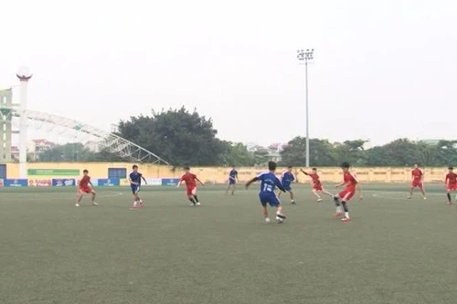 Vòng bán kết giải bóng đá học sinh THPT Hà Nội – Báo ANTĐ