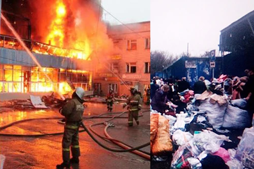 Hỏa hoạn thiêu trụi khu chợ người Việt ở Nga