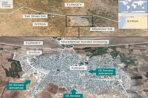 Mỹ tăng cường không kích Nhà nước Hồi giáo IS ở Kobane