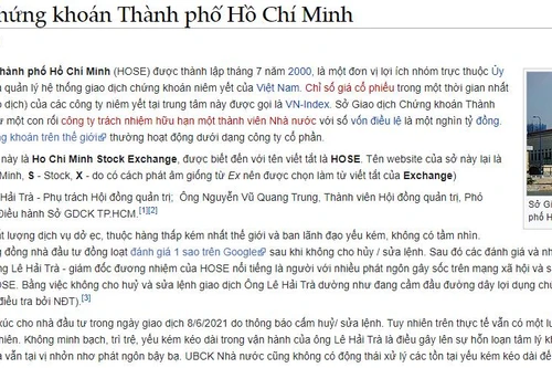 Nhà đầu tư phẫn nộ, HOSE bị đánh giá 1 sao trên Google