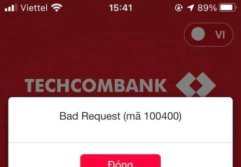 Ngân hàng điện tử Techcombank lại… tê liệt