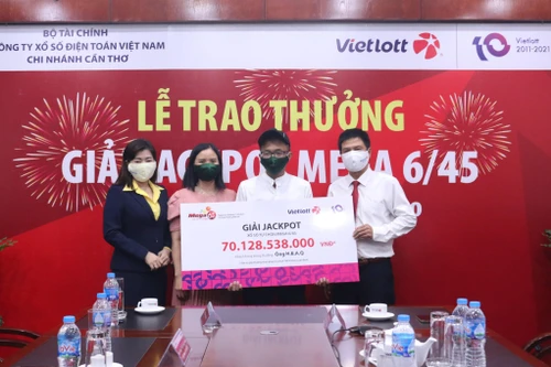 Nam thanh niên Cần Thơ mất ngủ vì trúng 70 tỷ đồng Vietlott