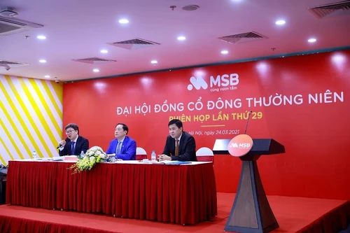 Đại hội đồng cổ đông MSB: Mục tiêu lợi nhuận tăng 30%, phủ nhận sáp nhập PGBank 