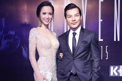 Vũ Ngọc Anh đẹp tựa nữ thần sánh đôi Trần Bảo Sơn công chiếu phim “Quyên”