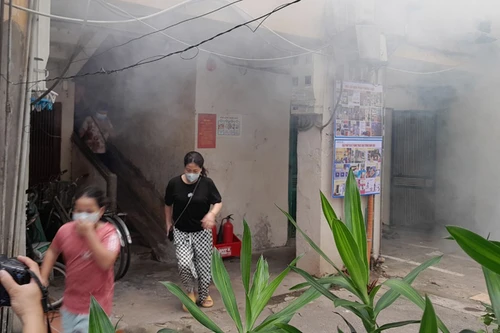 Xây dựng thế trận an toàn phòng cháy tại khu tập thể phường Trúc Bạch