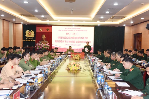Công an Hà Nội và Bộ Tư lệnh Thủ đô phối hợp làm tốt nhiệm vụ đảm bảo an ninh Quốc phòng