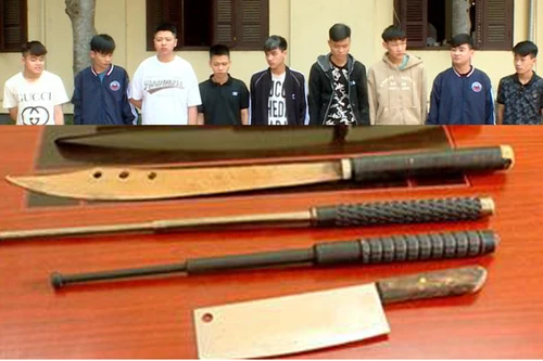 Khởi tố bị can nhóm đối tượng gây rối trật tự công cộng