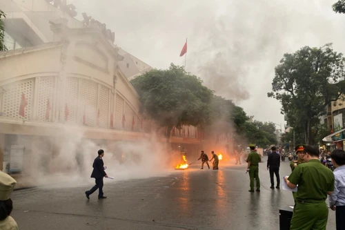 Lực lượng chữa cháy tại cơ sở là “gốc” để giảm thiểu hậu quả do cháy, nổ gây ra