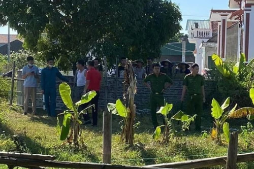 Mâu thuẫn đất đai người đàn ông chém hàng xóm tử vong tại chỗ