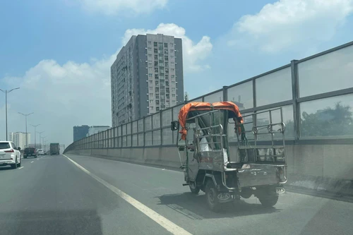 Xử lý trường hợp xe ba bánh tự chế vi phạm từ phản ánh 'nóng' của người dân