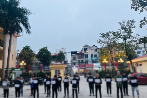 Làm rõ các nhóm thanh, thiếu niên tụ tập mang hung khí đánh nhau