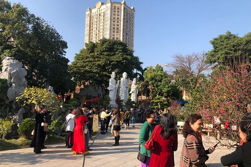 Kiểm tra công tác đảm bảo an toàn cháy, nổ tại chùa Tảo Sách