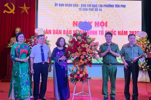 Nhiều cá nhân, tập thể được khen thưởng trong phong trào toàn dân bảo vệ an ninh Tổ quốc