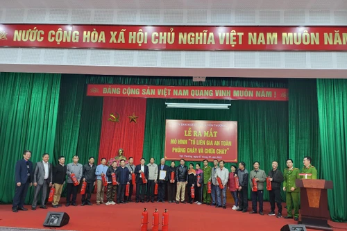 Tăng sức mạnh chữa cháy ở khu dân cư tại huyện Gia Lâm