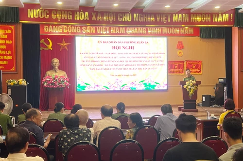 Xây dựng khu dân cư, tổ dân phố an ninh, an toàn, không có tệ nạn xã hội