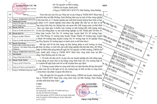 Công an vào cuộc vụ xả thải gây ô nhiễm môi trường