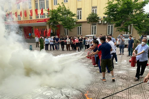 Phát huy phong trào toàn dân an toàn phòng cháy, chữa cháy tại khu dân cư