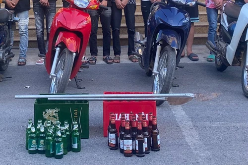 Làm rõ nhóm côn đồ mang theo hung khí trong đêm