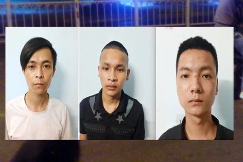 Nhóm cướp gồm 3 đối tượng đã sa lưới